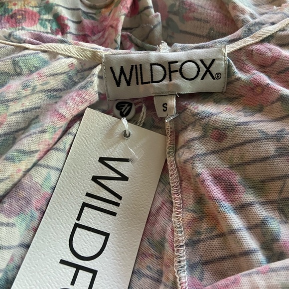 Wildfox Floral Striped Tank Top Shirt - S - Picture 4 of 4